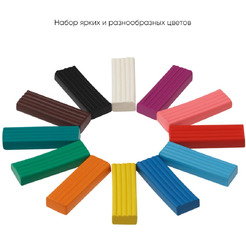 Пластилин Гамма Мультики 280018 (12 цв)