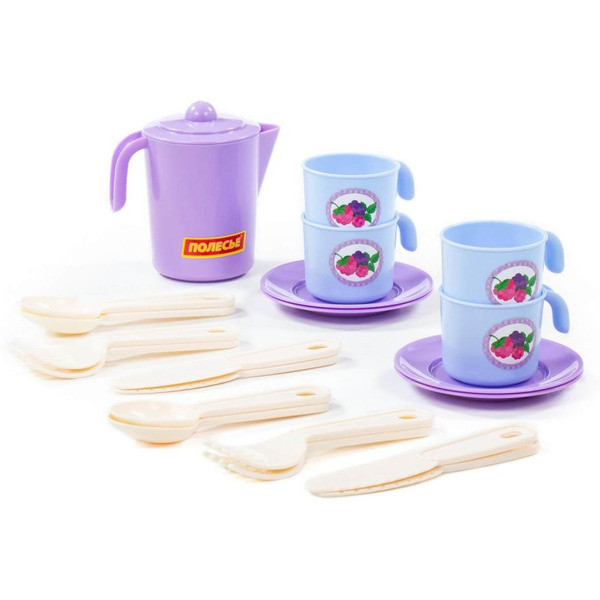 Набор игрушечной посуды Полесье Анюта 80066
