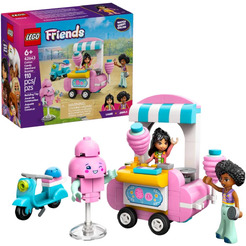 Конструктор Lego Friends Прилавок со сладкой ватой и скутер 42643