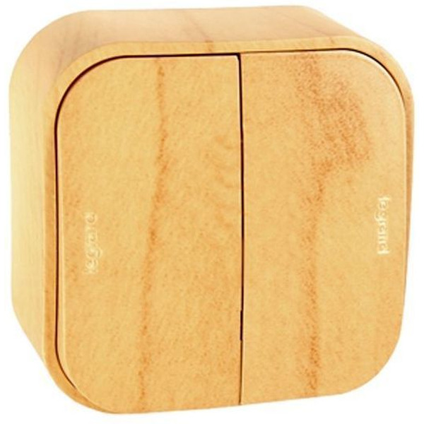 Переключатель на 2 направления Legrand Quteo 782266 (дерево)