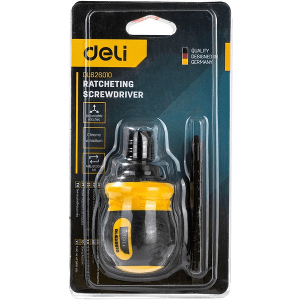 Двухсторонняя отвертка Deli EDL626010