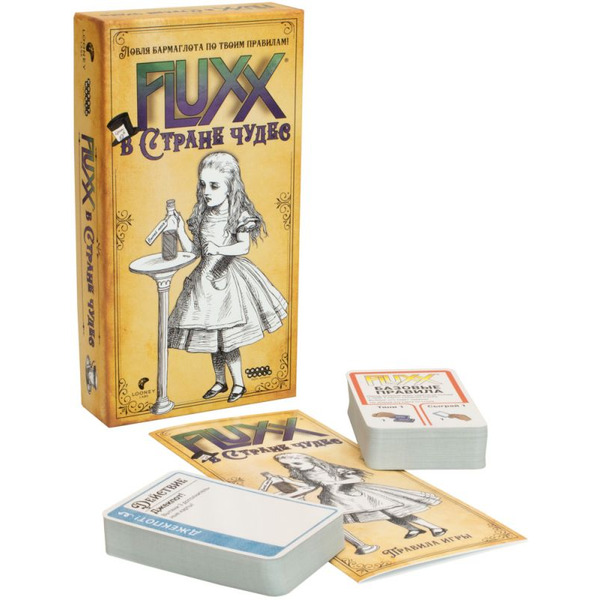 Настольная игра Hobby World 915482 Fluxx В стране чудес