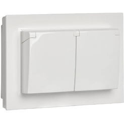 Розетка IEK Brite РСбш12-3-44-БрКр