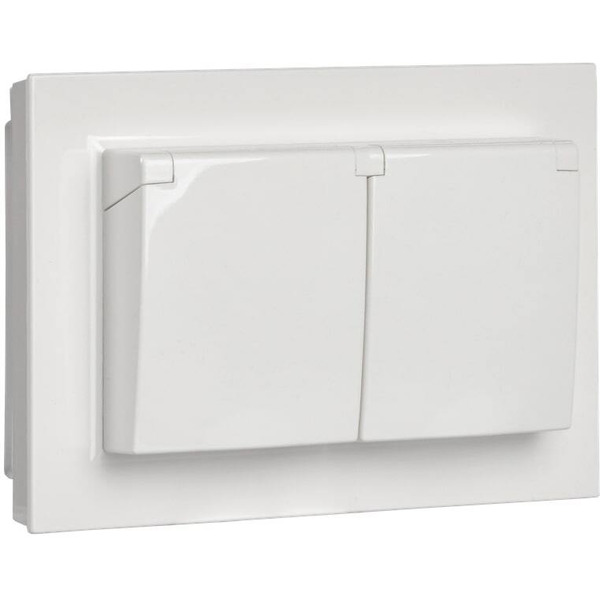 Розетка IEK Brite РСбш12-3-44-БрКр