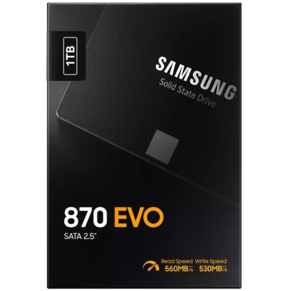 Накопитель SSD SAMSUNG 870 EVO 1TB (MZ-77E1T0BW)