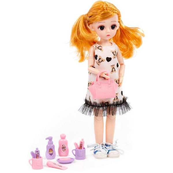 Кукла Полесье Даша в платье + аксессуары (12 элементов) (в коробке №2) 3007