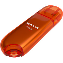 USB флеш-накопитель Maxvi P1 64GB (оранжевый)