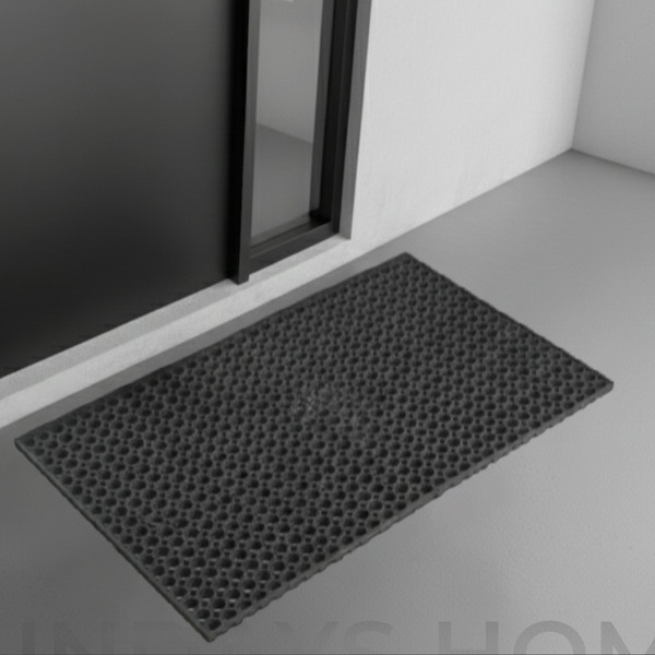 Придверный коврик Sundays Home Ячейка 100x150x1.6см 92246 (черный)