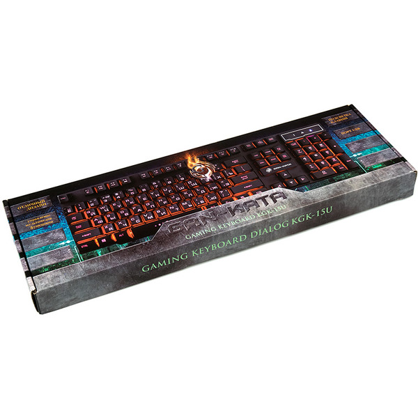 Клавиатура игровая Dialog Gan-Kata KGK-15U Black