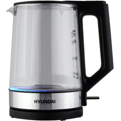 Чайник Hyundai HYK-G8808 (черный/серебристый)