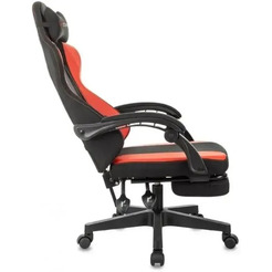 Кресло игровое ZOMBIE Weaver (черный/красный)