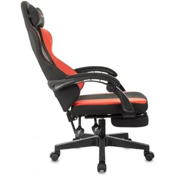 Кресло игровое ZOMBIE Weaver (черный/красный)