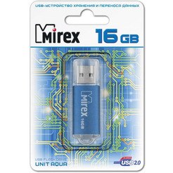 USB Flash MIREX Unit Aqua 16GB (13600-FMUAQU16)