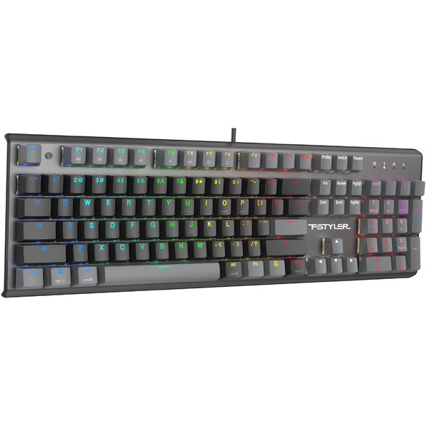 Клавиатура A4Tech Fstyler FS100 Neon (серый/черный)