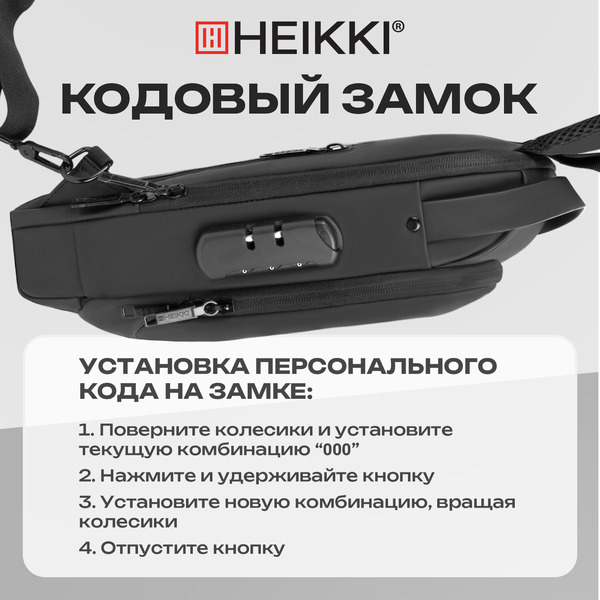 Рюкзак Heikki FEATURE 273900 (черный)