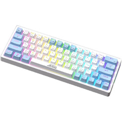 Клавиатура JEGG ZA63 Pro White Blue Orange (TNT Yellow)