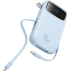 Внешний аккумулятор Baseus Qpow 2 Digital Display 20000mAh (голубой)