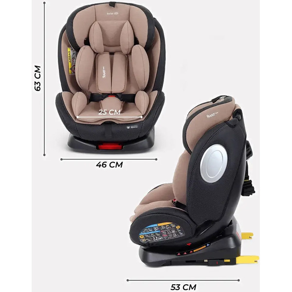 Детское автокресло Rant Basic Twist Pro isofix YC06 (бежевый)