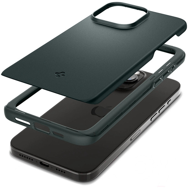 Чехол Spigen Thin Fit для iPhone 15 Pro Max Зеленый (ACS06548)