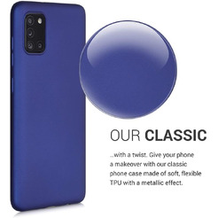 Бампер Bingo Matt TPU для SAMSUNG Galaxy A31 Синий