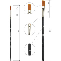 Набор кистей BRAUBERG Art Classic 200967 (12 шт)
