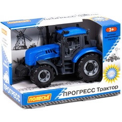 Трактор Полесье Прогресс 91215 (синий)