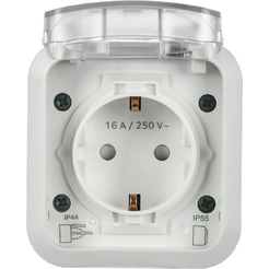 Розетка IEK TS120 TS-R16-16-55-K01
