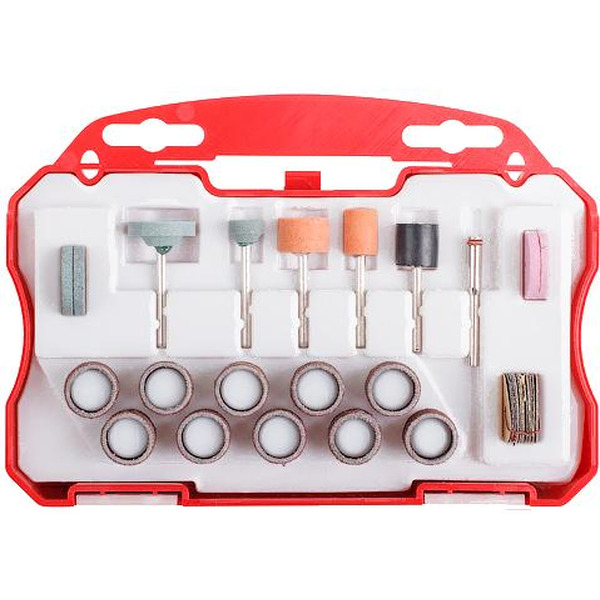 Набор аксессуаров для гравера 40 предметов в боксе для шлифовки WORTEX MGK040G11611