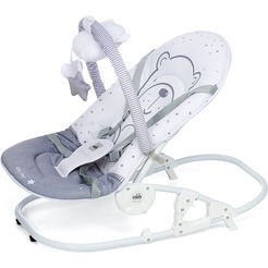 Кресло-шезлонг Cam Giocam (0–9Кг), дизайн Тедди, Серый S362-T247