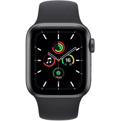 Умные часы Apple Watch SE 2024 40mm Midnight MXE73LL/A (силиконовый ремешок S/M)