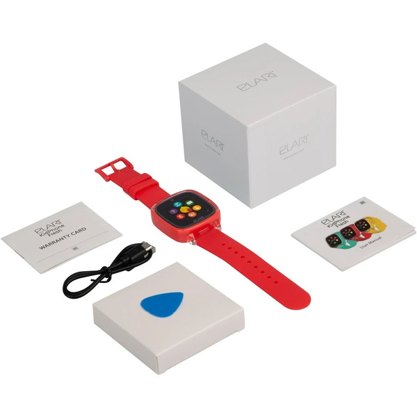 Часы-телефон ELARI KidPhone 4 Fresh (KP-F) красный