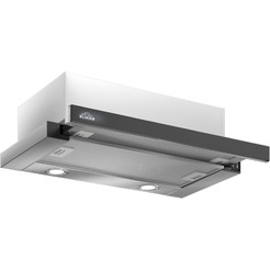 Вытяжка Elikor Интегра Glass 60Н-400-В2Д 940982 (нержавеющая сталь/черное стекло)