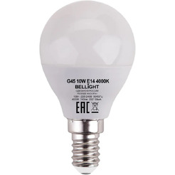 Лампа светодиодная BELLIGHT G45 10W 4000K E14