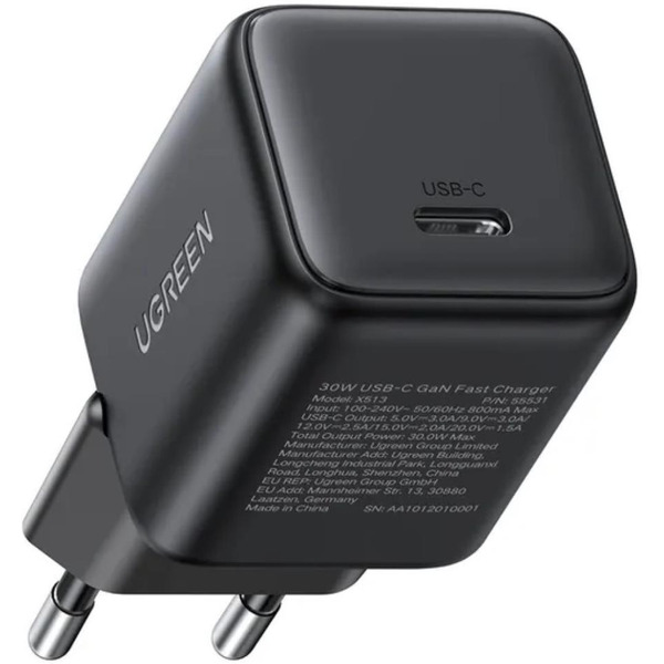 Сетевое зарядное устройство UGREEN X513-55531 30W (серый)