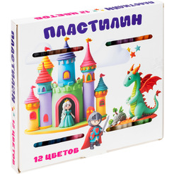 Пластилин для детской лепки GENIO KIDS-ART PV12 12 цветов