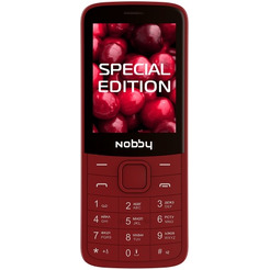 Мобильный телефон NOBBY 220 (вишневый)