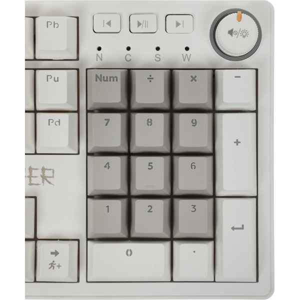 Клавиатура Defender Dasher GK-472 (белый/серый)