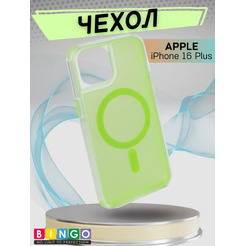 Бампер BINGO Model Magnetic для APPLE iPhone 16 Plus зеленый
