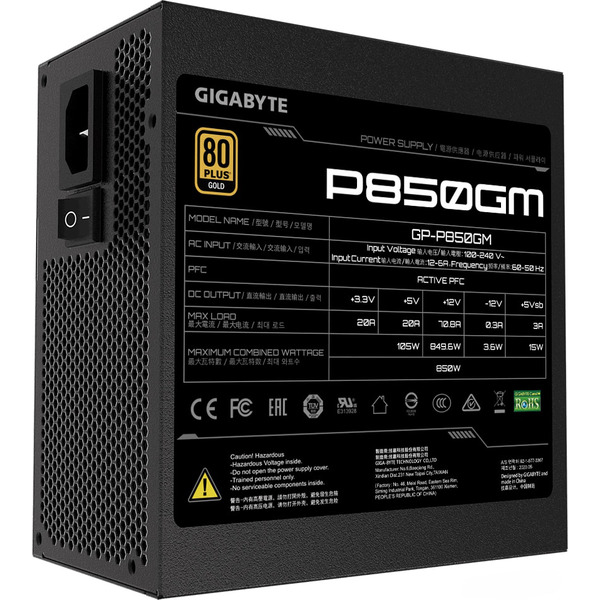 Блок питания Gigabyte GP-P850GM
