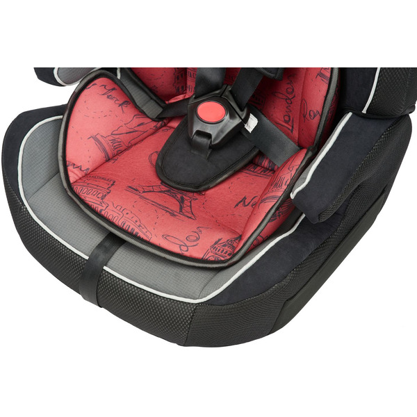 Автокресло Lorelli Navigator Black Red Cities
