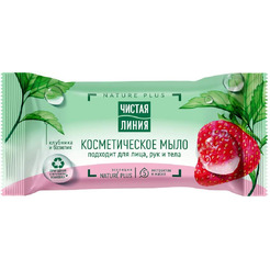 Мыло ЧИСТАЯ ЛИНИЯ Клубника 75г