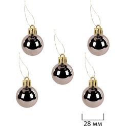 Шары елочные ЗОЛОТАЯ СКАЗКА Light Champagne Style 592592 (шампань)