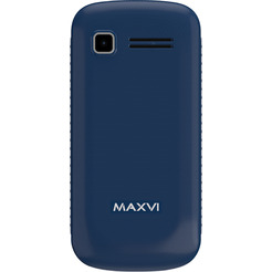 Мобильный телефон Maxvi B201 +ЗУ WC-112 (синий)