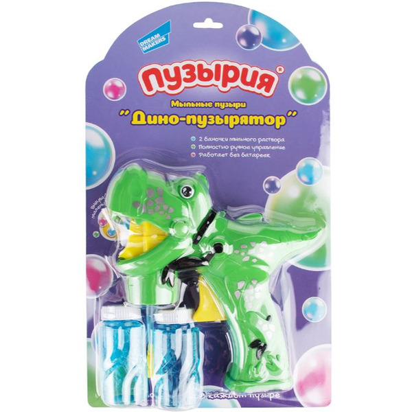 Мыльные пузыри Bubbleland Дино-пузырятор P8948A