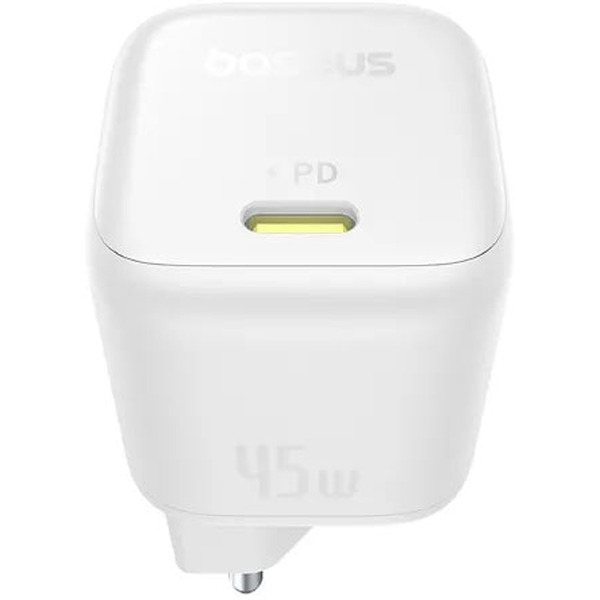 Сетевое зарядное устройство Baseus PicoGo GaN Fast Charger 1C 45W P10176800213-00 (белый)