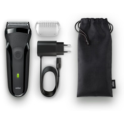 Электробритва Braun Series 3 301s Black + чехол
