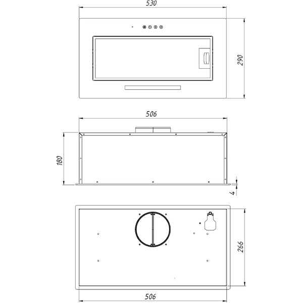 Кухонная вытяжка Akpo Mio 60 WK-11 (черный)