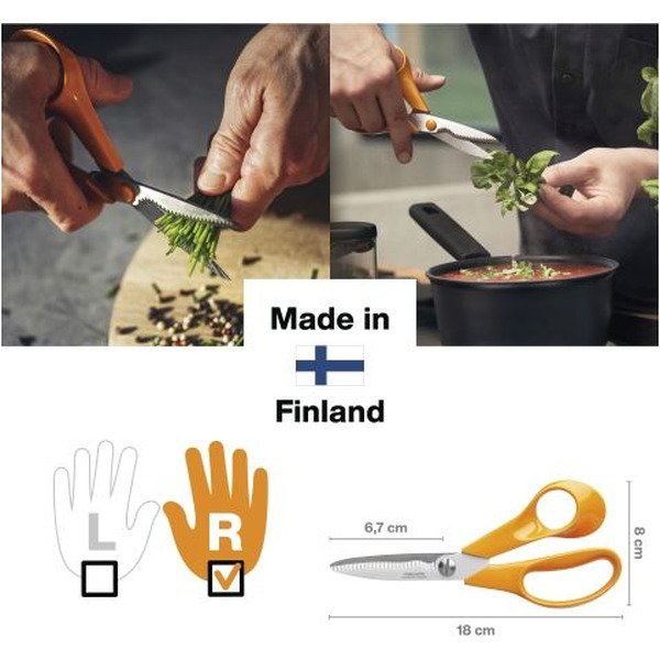 Ножницы кухонные Fiskars Classic 1000819