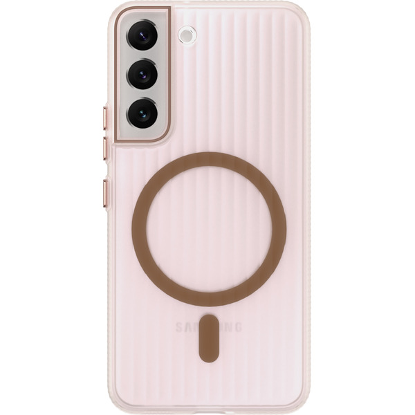 Задняя накладка CASE Translucent Strip Samsung Galaxy S22, золотой