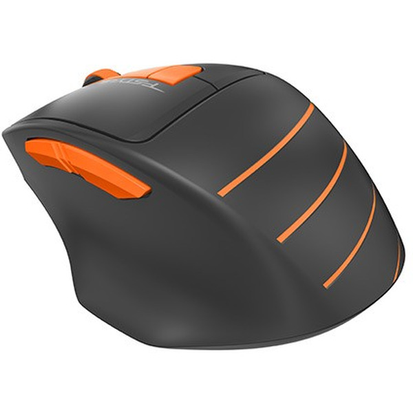 Мышь A4Tech Fstyler FG30 (черный/оранжевый)